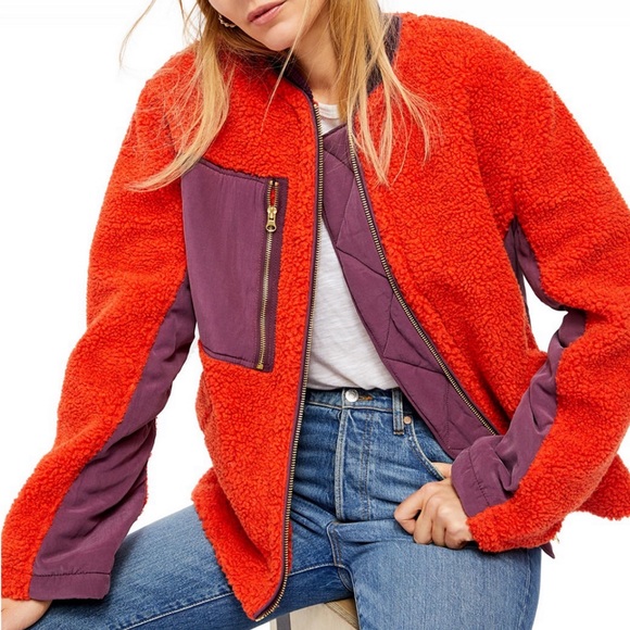 Free People Rivington Sherpa Jacket - Picture 3 of 13